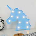 Unicorn LED Decorative Night Light with soft warm glow on table
