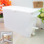 3.5 Litre water dispenser jug with easy-pour faucet, filled with refreshing cold water.
