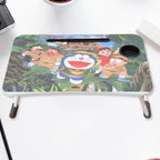 Detail of the non-slip legs on the portable laptop desk.