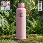Pexpo Bravo stainless steel insulated water bottle highlighting its thermal insulation technology
