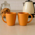 Set of 2 Konvex coffee mugs 350ml each with ergonomic handles