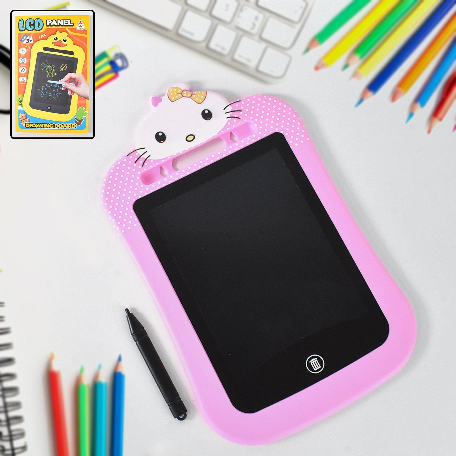 Kids LCD Writing Tablet with stylus pen for drawing and writing