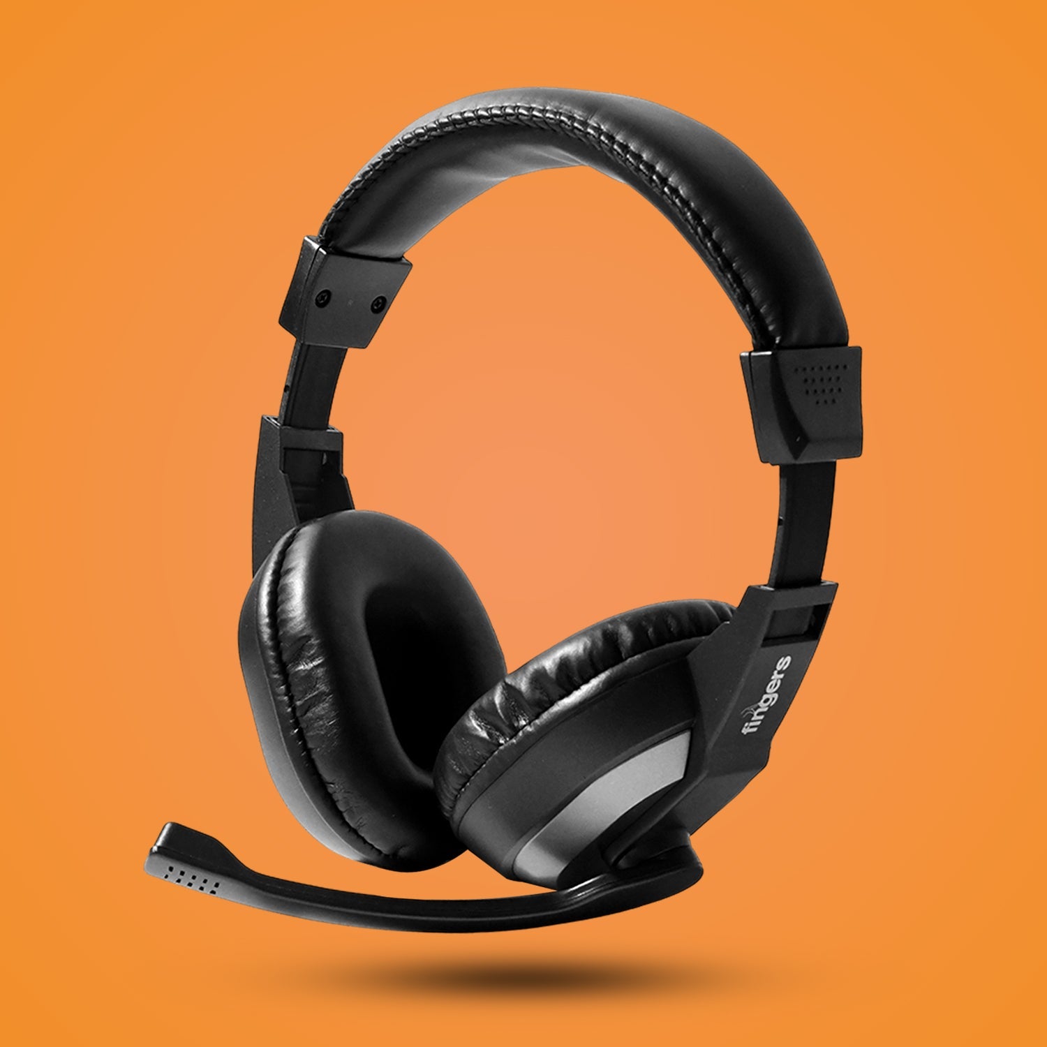 Wired headset with adjustable headband for work from home calls