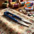 Premium fabric sewing scissors with ergonomic handle and sharp stainless steel blades