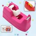 Ergonomic plastic tape dispenser ready for packaging tasks.