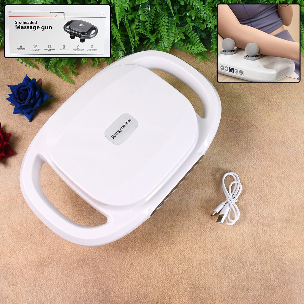 Adjustable speed handheld massage gun for muscle relaxation by FitFuzion