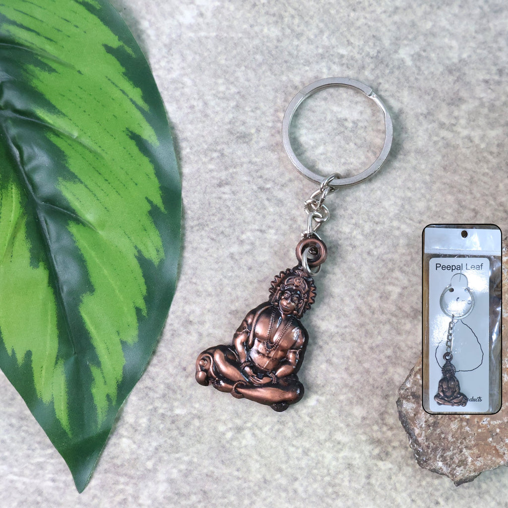 High-quality metal Hanuman keychain showcasing durability and spiritual motifs
