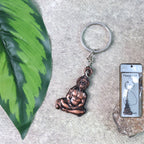 High-quality metal Hanuman keychain showcasing durability and spiritual motifs