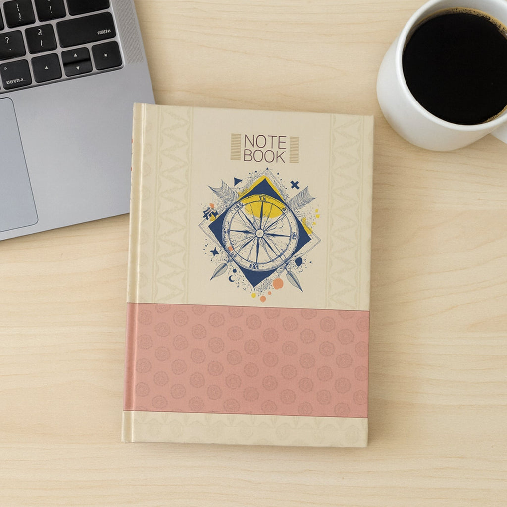 Hardbound diary with durable cover and 100 ruled pages