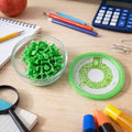 Storage box with heavy-duty plastic head push pins for organization