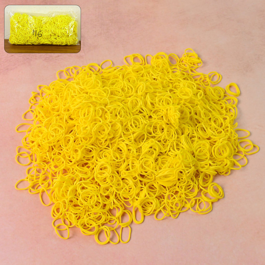 Pack of strong elastic rubber bands with multipurpose use