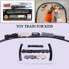 19-piece battery operated toy train set with track for kids