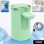 Automatic water dispenser securely fitted onto a 20-litre water bottle.