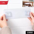 Wall mounted adhesive rack for home and office use