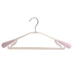 Smooth edges of the durable clothes hanger protecting delicate fabrics.