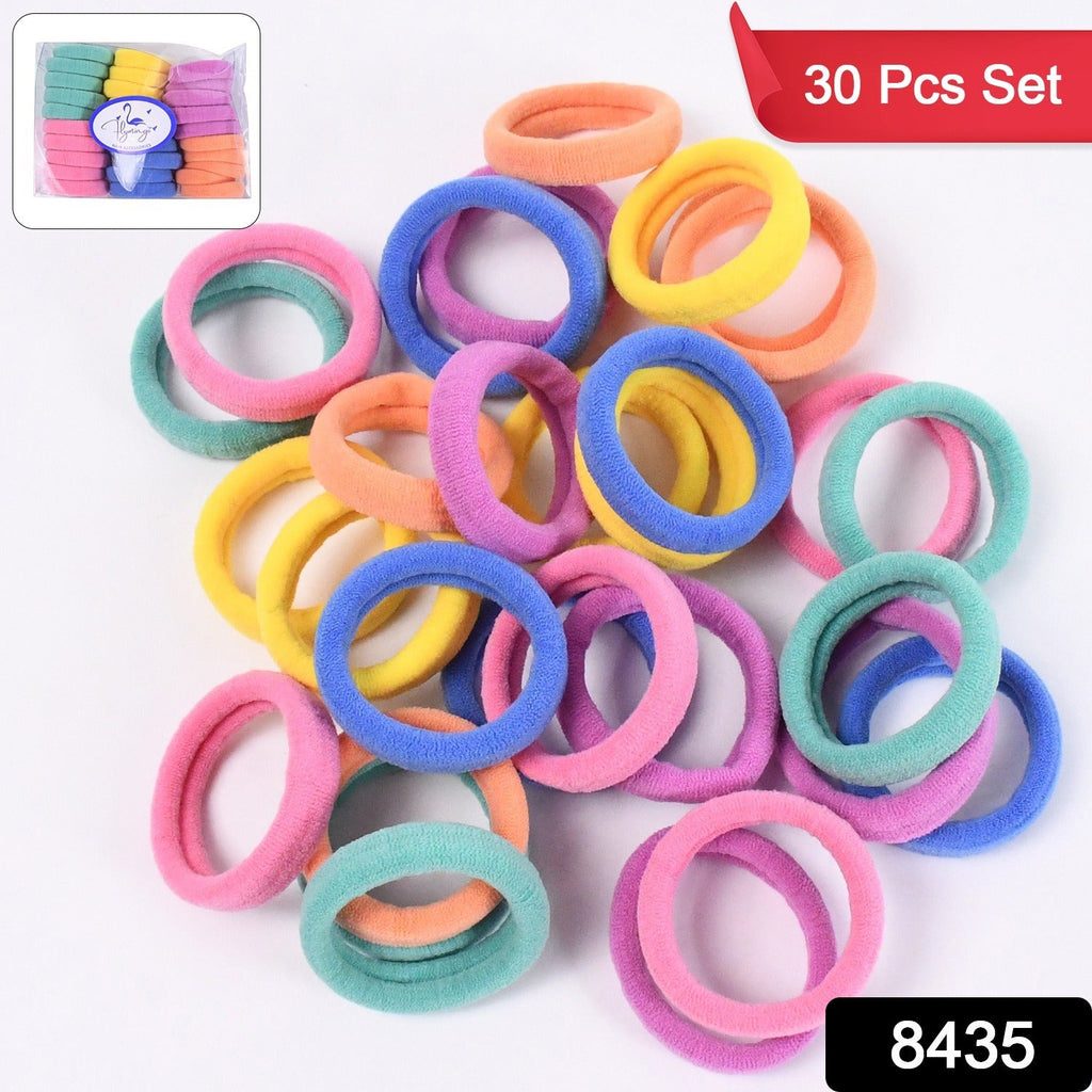 Soft and elastic tiny hair ties for infants and little girls