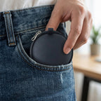 Portable zipper pouch for earbuds and small gadgets