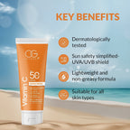 OG Beauty Vitamin C Sunscreen lotion tube showing front label