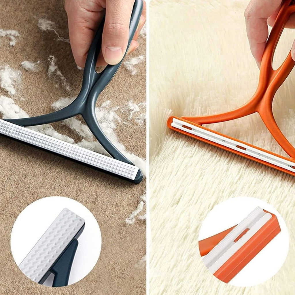 Travel-friendly lint remover, perfect for keeping clothes and car seats clean.