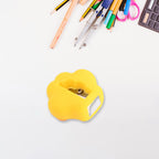 Dual-function sharpener and eraser combination for kids' stationery kit