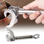 Multiple angles of the ergonomic dish clamp gripper, highlighting its robust construction.