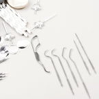 The compact AuriGlam 7-in-1 dental hygiene kit with all tools visible.