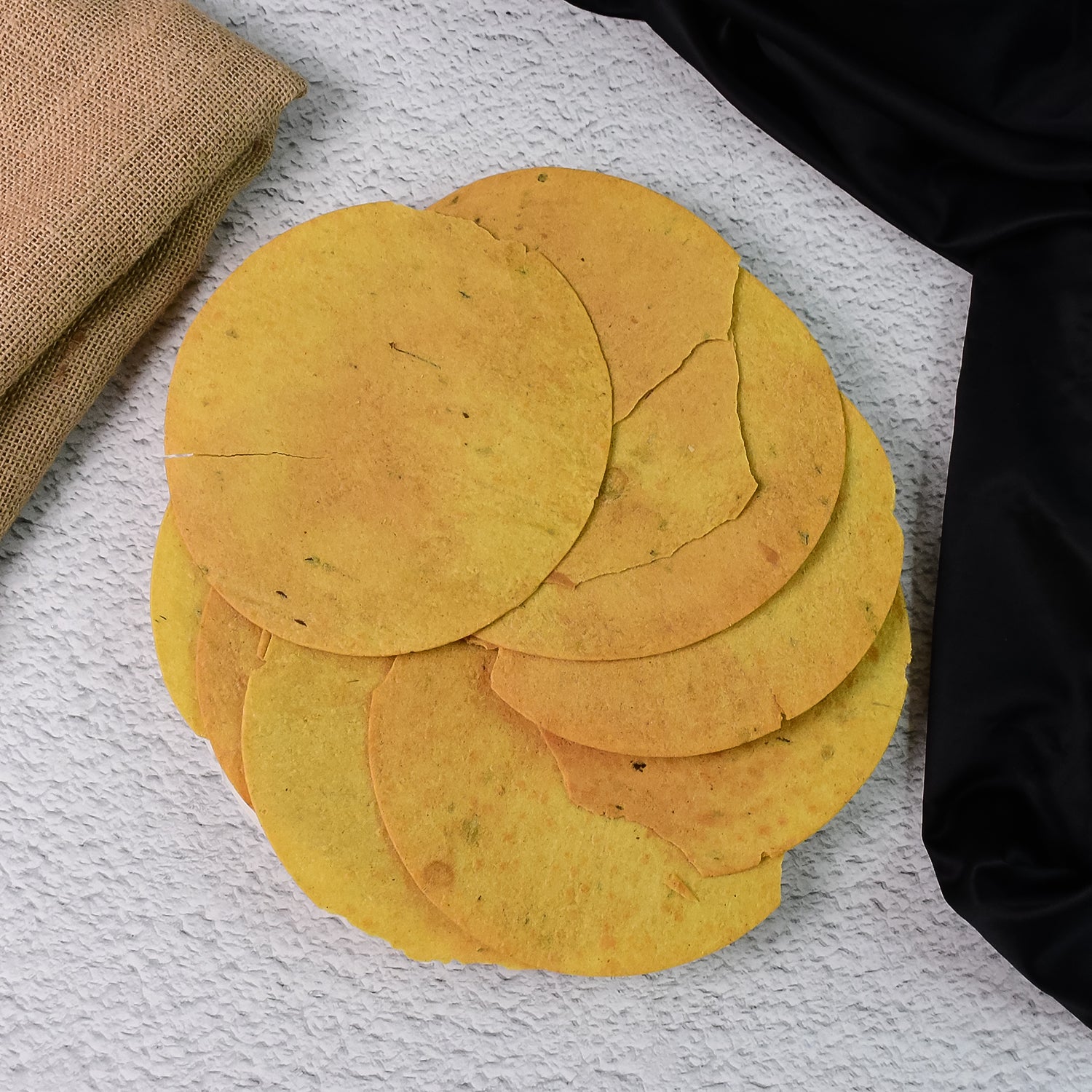 Front view of Maniarr's Chatpata Bajri Khakhra 180g pack, ready to enjoy.