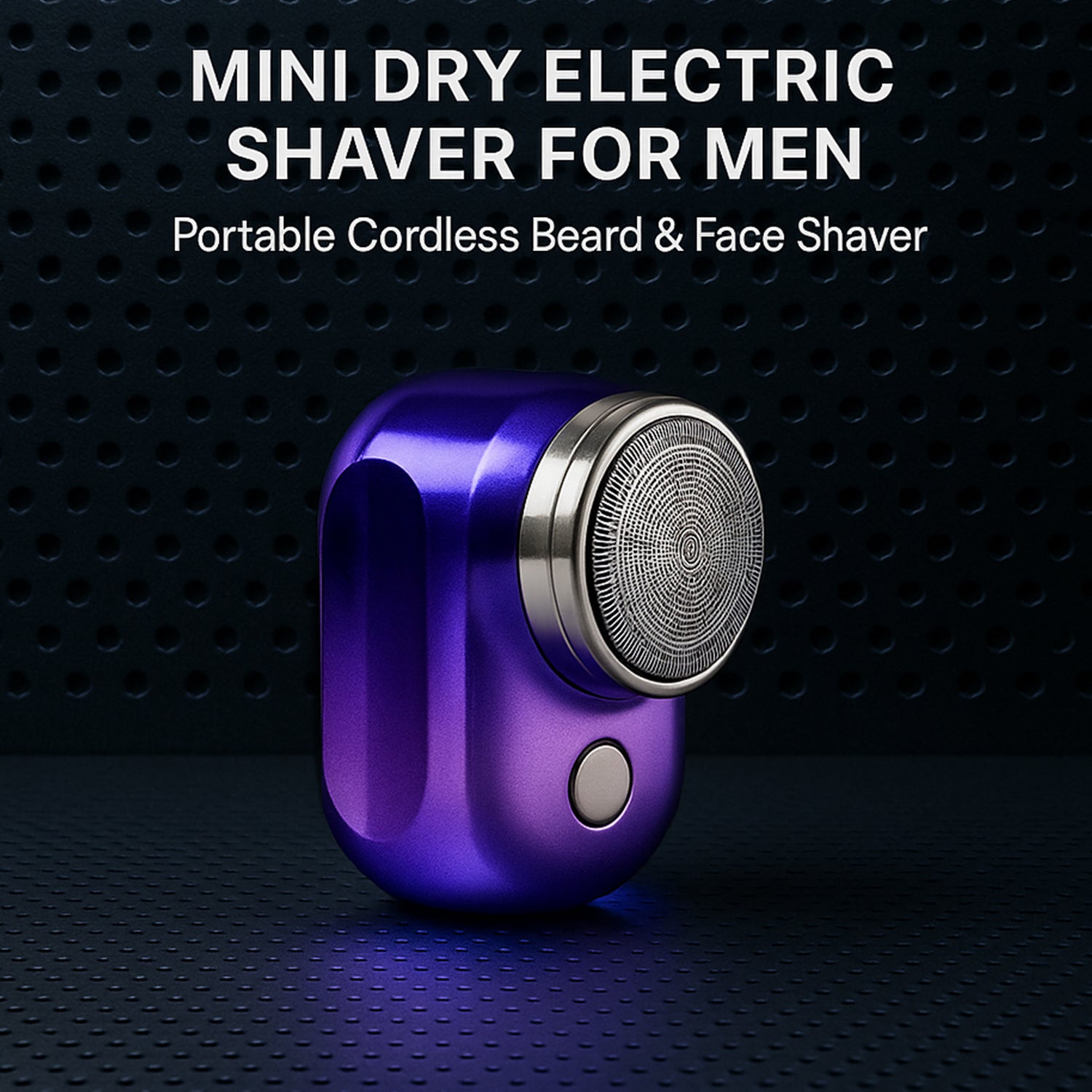 Side view of portable electric beard trimmer for detailed grooming