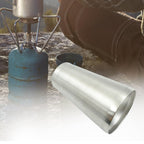 Detail shot highlighting the premium metal finish and minimalist design of the mug.
