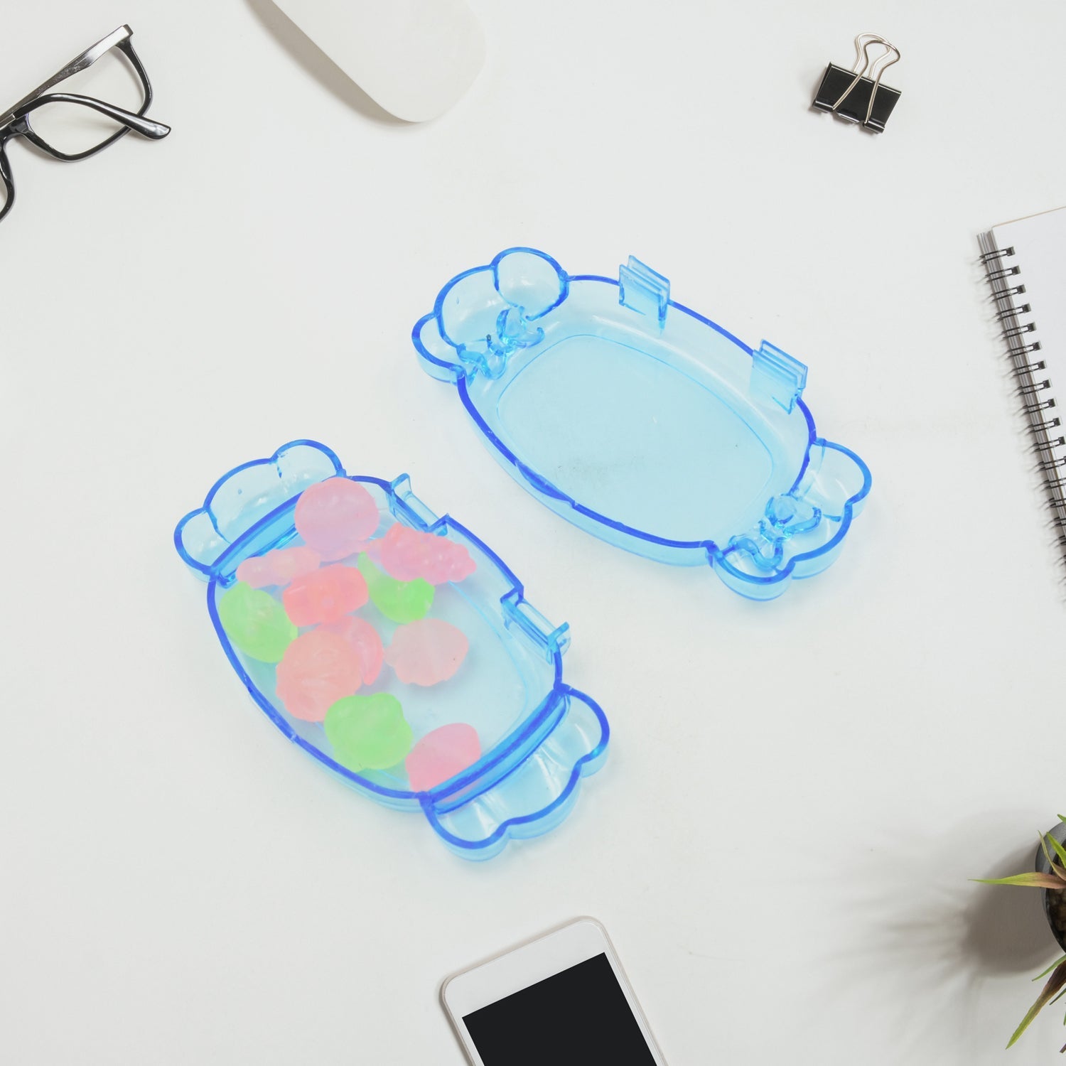 Durable rubber erasers ensuring smudge-free corrections for neat work.