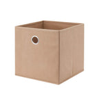 Lightweight foldable storage box used as cupboard drawer organiser