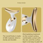 Close-up of the Velvet Wellness Neck Face Massager's sleek design and controls.