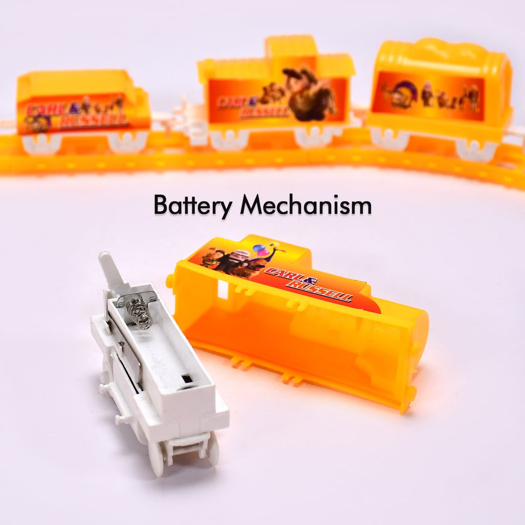 Train play set with various accessories for enhanced fun
