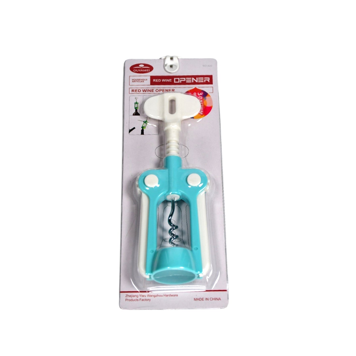 Versatile Waiter Corkscrew and bottle opener for bar and home use.