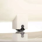 Side angle view demonstrating ergonomic handle and wheel mechanism