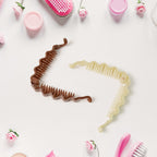 Mixed color plastic hair claw clip offering non-slip hold