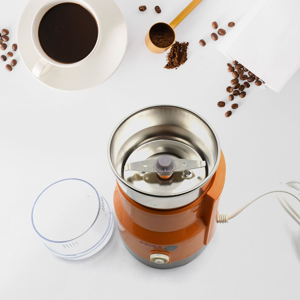 Versatile food grinder, perfect for home and office use.
