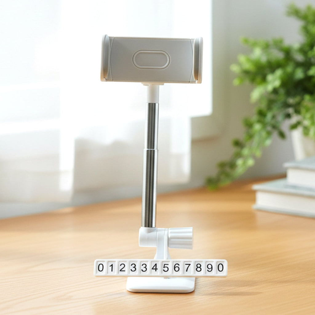 Secure dashboard phone mount with adhesive base