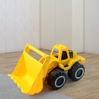 Bucket lifting mechanism detail on toy