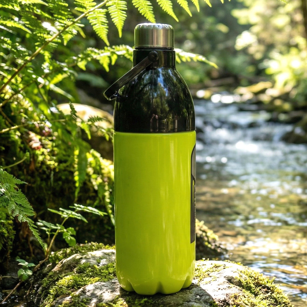 Wide mouth large capacity water bottle for easy cleaning and filling