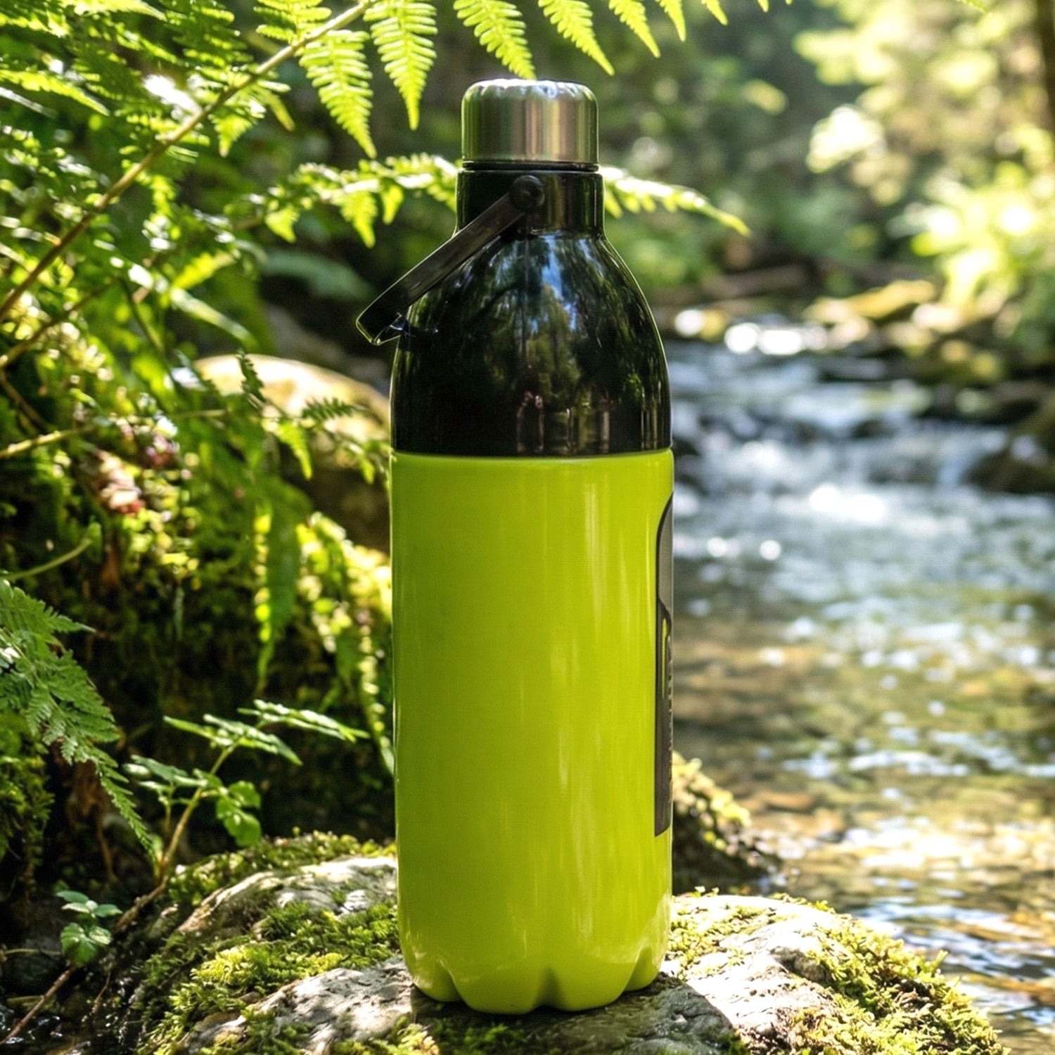 Wide mouth large capacity water bottle for easy cleaning and filling