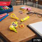 Dinosaur style keychain decorative accessory for bags and keys