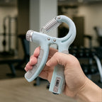 Compact hand grip strength trainer, ideal for on-the-go fitness.