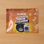 Washing machine drum cleaner powder eliminating germs and buildup
