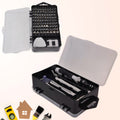 117-piece precision screwdriver kit showcasing tools for electronics repair