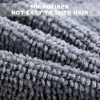 Thickened microfiber cloths folded neatly in storage box