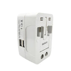 Back view of the Universal Travel Adapter with universal socket.