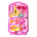 Kids doctor play set with various tools and accessories.