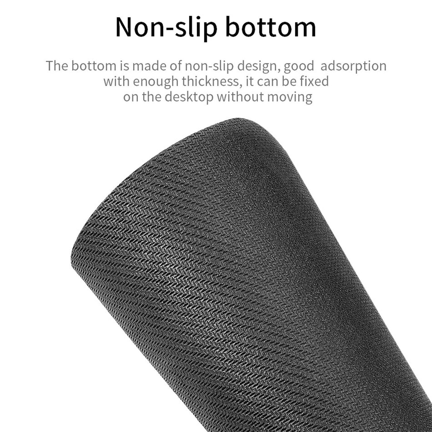 Standard mouse pad improving mouse tracking and user comfort.