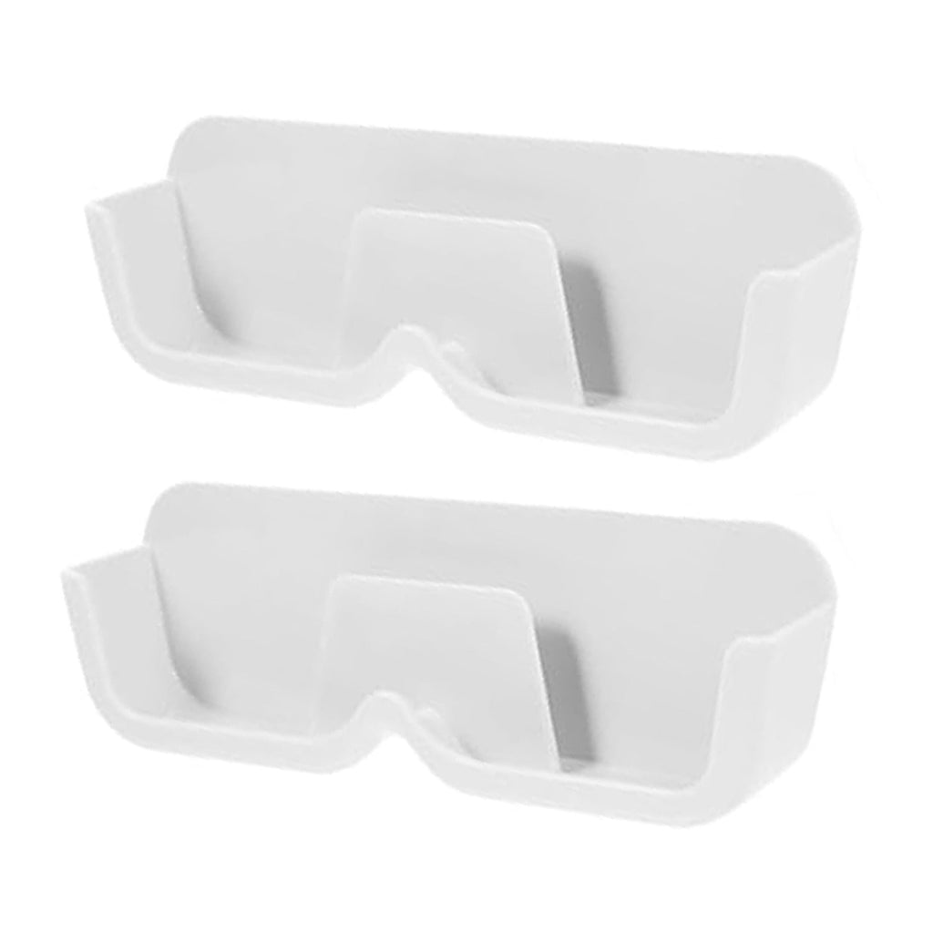Side profile of the compact Sunglass Wall Organizer, highlighting its slim, space-saving design.